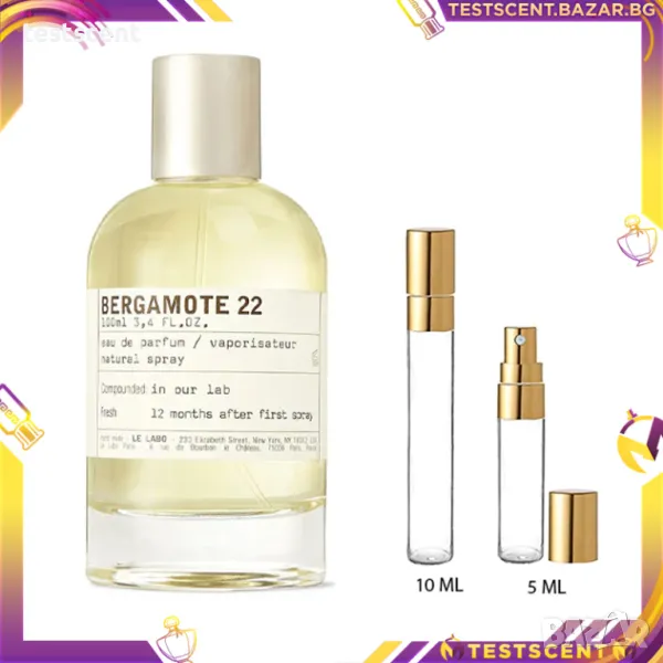 Парфюмни мостри / отливки от Le Labo Bergamote 22 2мл 5мл 10мл , снимка 1