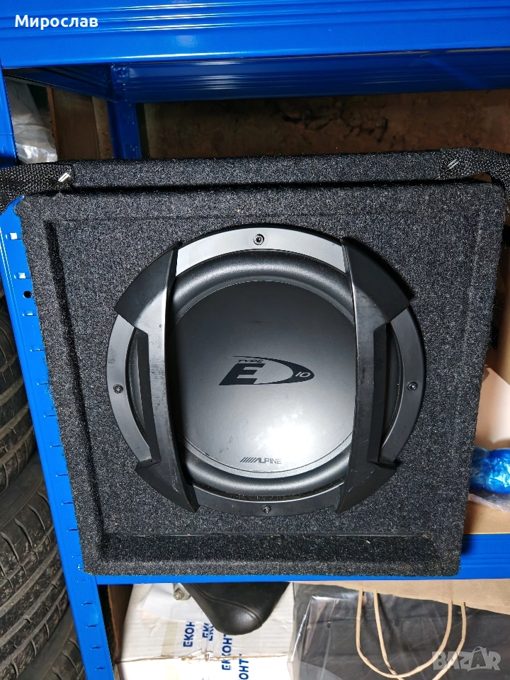 Суббуфер Alpine sbe 1044br , снимка 1
