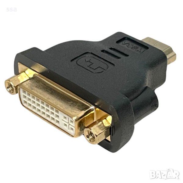 VCom Адаптер Adapter HDMI M/DVI-D F 24+1 - CA311, снимка 1