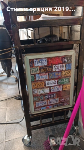 Фризьорска количка Gabbiano 8-139 - 37,5 х 33, 5 х 90,5 см, снимка 13 - Фризьорски принадлежности - 45191217