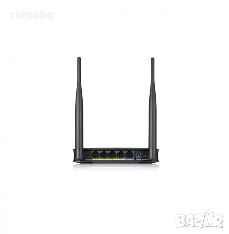 Рутер, ZyXEL NBG-418N v2, Router Wireless 802.11n (300Mbps), 4x10/100Mbps, WPA2, 2x 5dBi antenna, снимка 4 - Рутери - 38524646