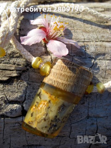 A handmade amber pendant that will emphasize your individuality / Ein handgefertigter Bernsteinanhän, снимка 5 - Колиета, медальони, синджири - 33336339