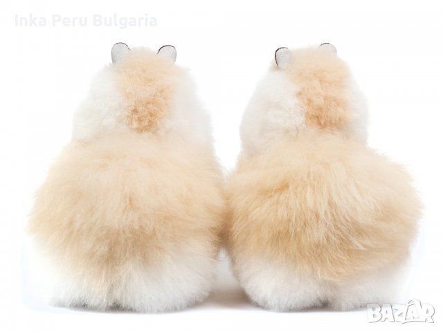  Усмихната алпака – малка, 23 см, Vanilla, снимка 4 - Плюшени играчки - 37091251