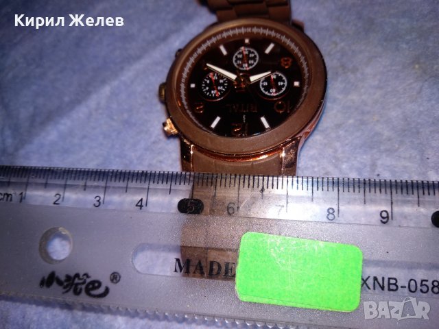 RITAL МАРКОВ КВАРЦОВ ФЕШЪН УНИСЕКС ЧАСОВНИК - РИТАЛ с ВЕРИЖКА 36567, снимка 18 - Мъжки - 39887563