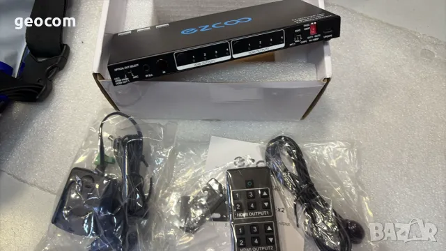 EZCOO EZ-MX42HAS-ARC Switch with SPDIF L R Audio Extractor, снимка 5 - Кабели и адаптери - 49431941