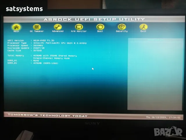 Дънна платка ASRock H61M-HVGS Socket LGA1155 , снимка 8 - Дънни платки - 47981009