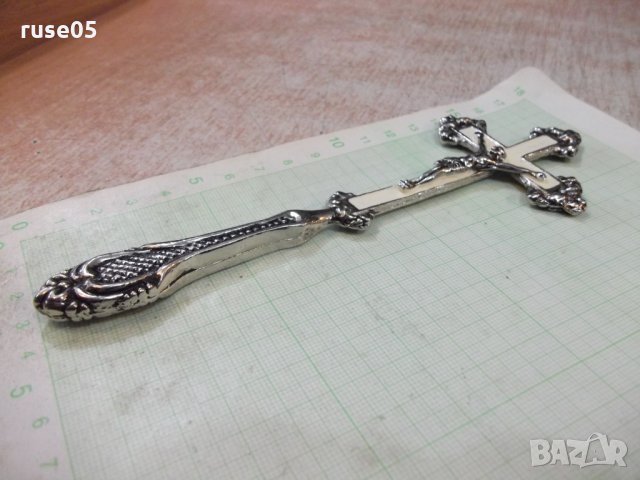 Кръст метален с разпятието - 67,77 гр., снимка 3 - Други ценни предмети - 28243063