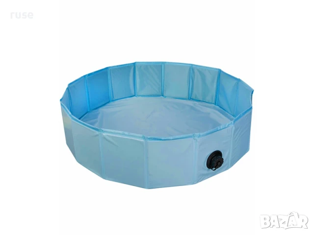 НОВИ! Басейн за куче Ø80х30см сгъваем басейн за кучета