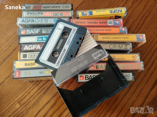 AGFA,BASF,Scotch,PHILIPS,UNIVERSUM, 60,90,120, снимка 9 - Аудио касети - 36153372