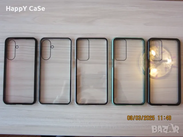 Samsung Galaxy A56 A16 A55 A15 / Двоен 360 градуса магнитен кейс калъф, снимка 7 - Калъфи, кейсове - 45119165