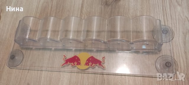 Лепяща етажерка за чаши,кенчета и други red bull 