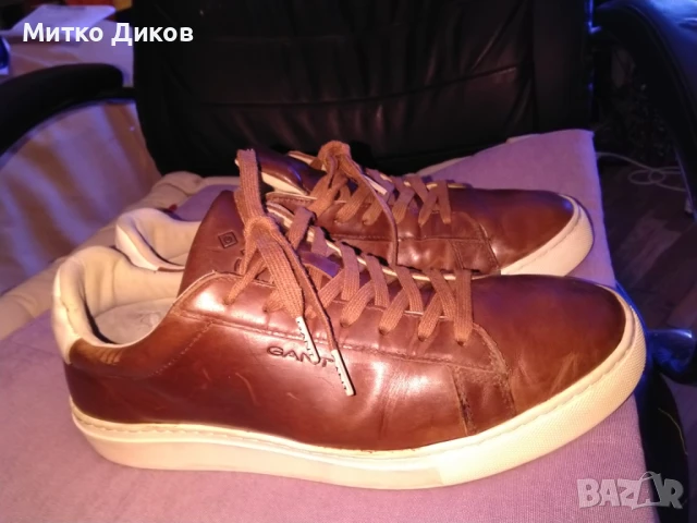 Gant модел Mc Julien маркови маратонки №45 UK 10 US 11 стелка 299мм отлични ест.кожа, снимка 9 - Маратонки - 51007605