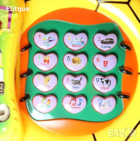 Телефон играчка във формата на топка със светлина и звук, снимка 4 - Други - 52786683