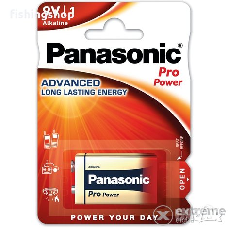 Алкална батерия -  Panasonic 9V Advanced ProPowerBlock