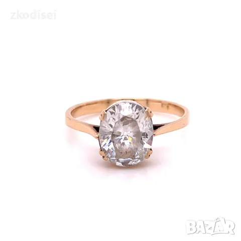 Златен дамски пръстен 2,88гр. 14кр.проба:585 размер:59 модел:29308-1