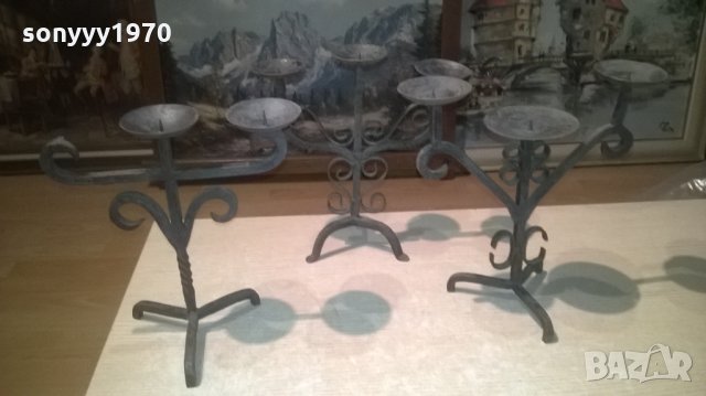 свещници от ковано желязо-антики, снимка 12 - Колекции - 28028048