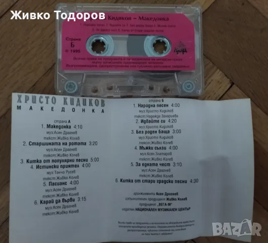 Касети - Л.Иванова/Хр.Кидиков/Трио Вароша'87/Спасови/М.Танева/Г.Янъков/Я.Вардис/СИРТАКИ, снимка 4 - Аудио касети - 48308647