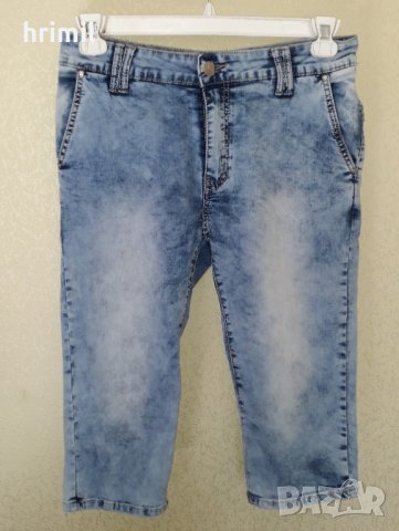 Дамски къси сини дънки, снимка 1