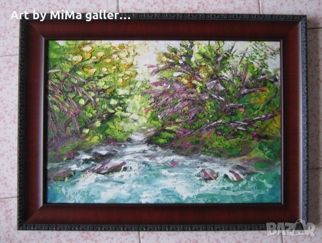 Вода - Мима / Art by MiMa kartina painting oil, картина  - маслени бои / платно