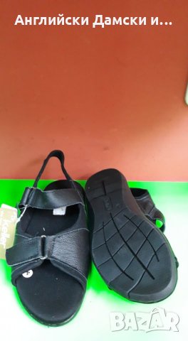 Английски дамски сандали естествена кожа-2 цвята, снимка 7 - Сандали - 28725714