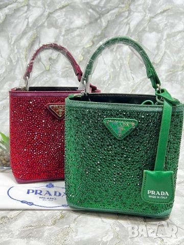 чанти с камъни prada , снимка 6 - Чанти - 50745496