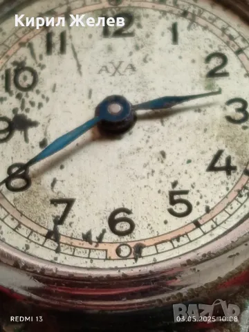 Стар механичен часовник дамски AXA за части ремонт КОЛЕКЦИЯ 42561, снимка 3 - Антикварни и старинни предмети - 50138222