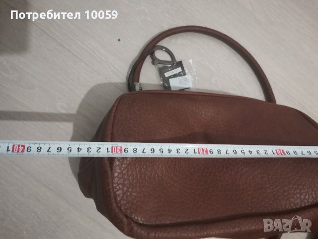 Нова дамска чанта Daniele Donati, кафява, снимка 7 - Чанти - 39313314
