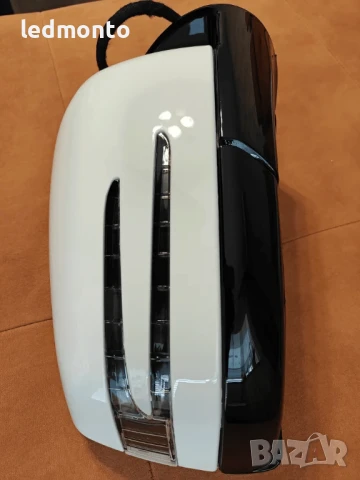 Електрически странични огледала Mercedes W164 X164 ML GL 2005–2019 – бели, с Blind Spot, снимка 7 - Части - 51329735