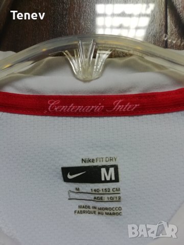 Inter Milan Nike 1908-2008 100 Anni оригинална детска юбилейна тениска фланелка Интер Милан 10-12г, снимка 7 - Детски тениски и потници - 43454649