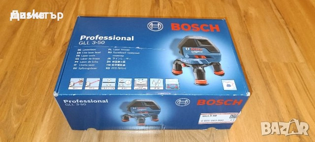 Bosch GLL 3-50 лазерен нивелир, снимка 3 - Измервателни инструменти - 51514413