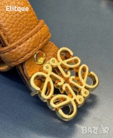 колани от естествена кожа в кутия 3см loewe, снимка 2 - Колани - 53480506