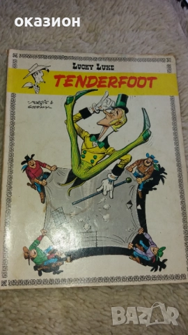 антикварен комикс щастливия люк