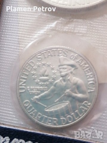 сет американски монети 1976, снимка 7 - Нумизматика и бонистика - 43955494