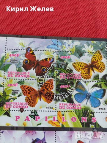 Пощенски марки чиста комплектна серия ПЕПЕРУДИ поща Конго много красиви за колекция 29817, снимка 2 - Филателия - 37689493