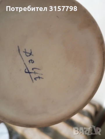 Порцеланова ваза блу делф, снимка 6 - Вази - 50460443