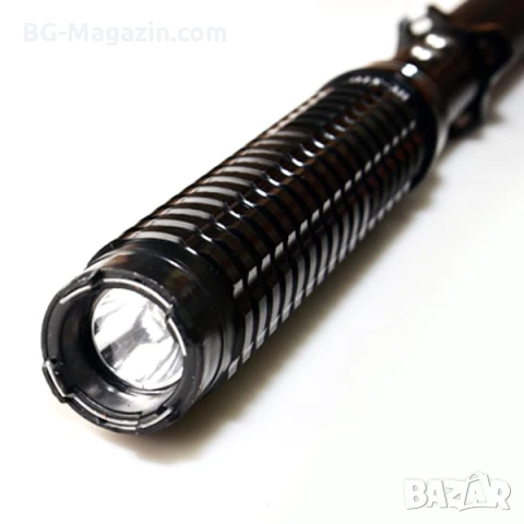 Мощен електрошок с LED фенер телескопична палка за самозащита кучегон самоотбрана защита от кучета, снимка 7 - Оборудване и аксесоари за оръжия - 51014827