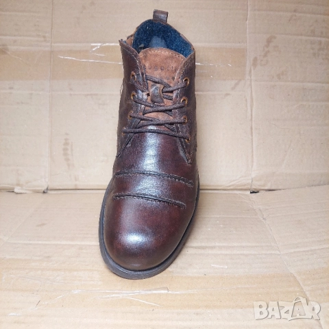 кожени боти./обувки Bugatti . номер 43, снимка 3 - Мъжки боти - 52657104