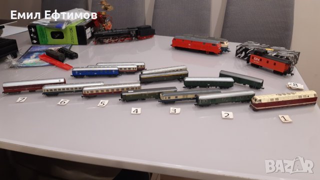 Пътнически вагони, Fleischmann, Roco, Lima, Schchit, Liliput, Trix мащаб N