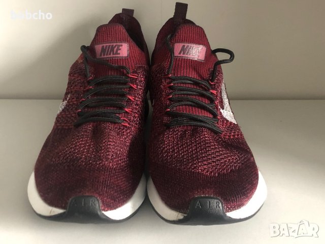Nike Air Zoom Mariah Flyknit Racer Deep Burgundy Pure Platinum , снимка 2 - Маратонки - 43296099