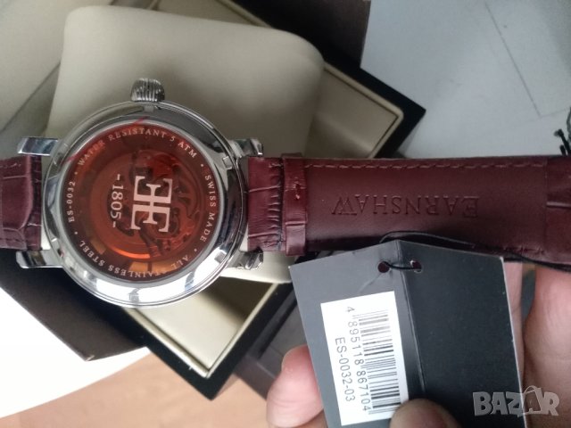 48mm Thomas Earnshaw ES-0032, снимка 4 - Мъжки - 43745334