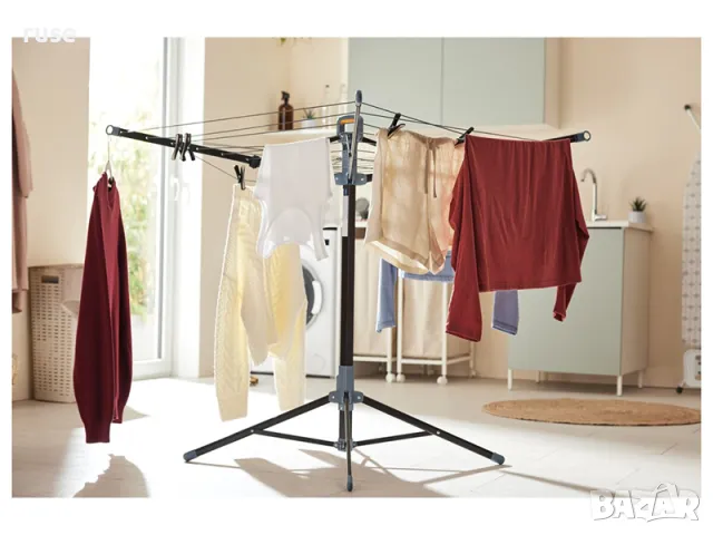 НОВИ! Стоящ сушилник за дрехи ротационна сушилня със стойка сгъваема, снимка 5 - Сушилници - 48592438