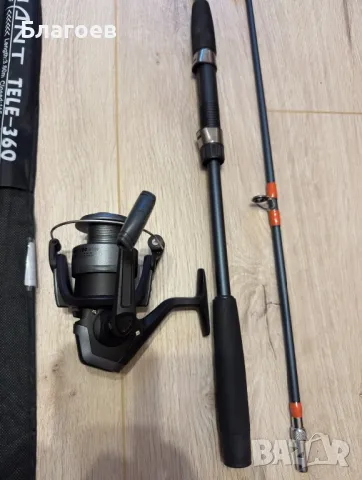 Комплект за риболов въдица 2.2 метра, макара и калъф, снимка 4 - Въдици - 49032072