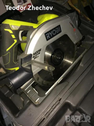 Ръчен циркуляр Ryobi RWS1400, снимка 3 - Циркуляри - 50113419
