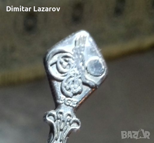Лъжичка, снимка 3 - Антикварни и старинни предмети - 37652610