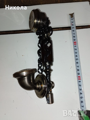 Ретро телефонна слушалка от месинг, снимка 2 - Други - 50357648