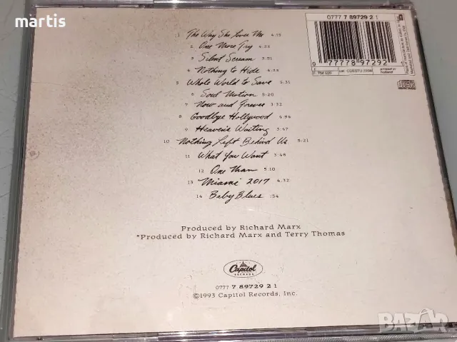 Richard Marx CD, снимка 3 - CD дискове - 49314160