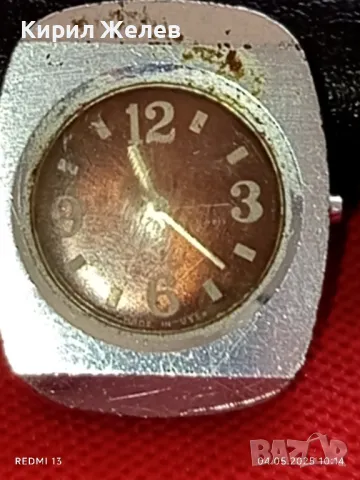 Стар механичен часовник дамски СЛАВА СССР за части ремонт КОЛЕКЦИЯ 47949, снимка 4 - Антикварни и старинни предмети - 50149200