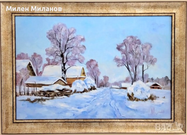 Картина рисувана с маслени бои , снимка 2 - Картини - 43434455