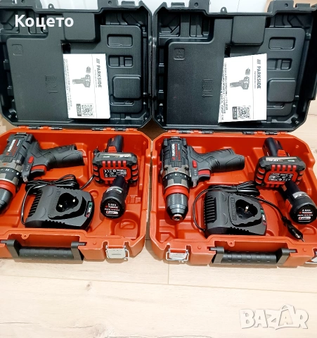 12 V Акумулаторни безчеткови винтоверти Parkside Performance, снимка 2 - Винтоверти - 53491041