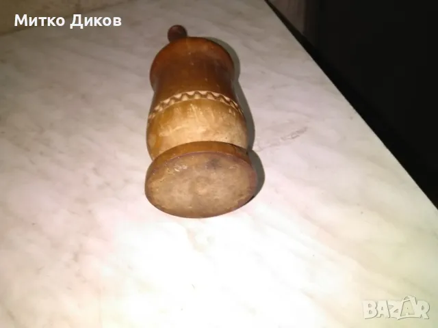 Тахан хаван хаванче винтидж Н-126мм и фи 72мм, снимка 4 - Аксесоари за кухня - 49625162